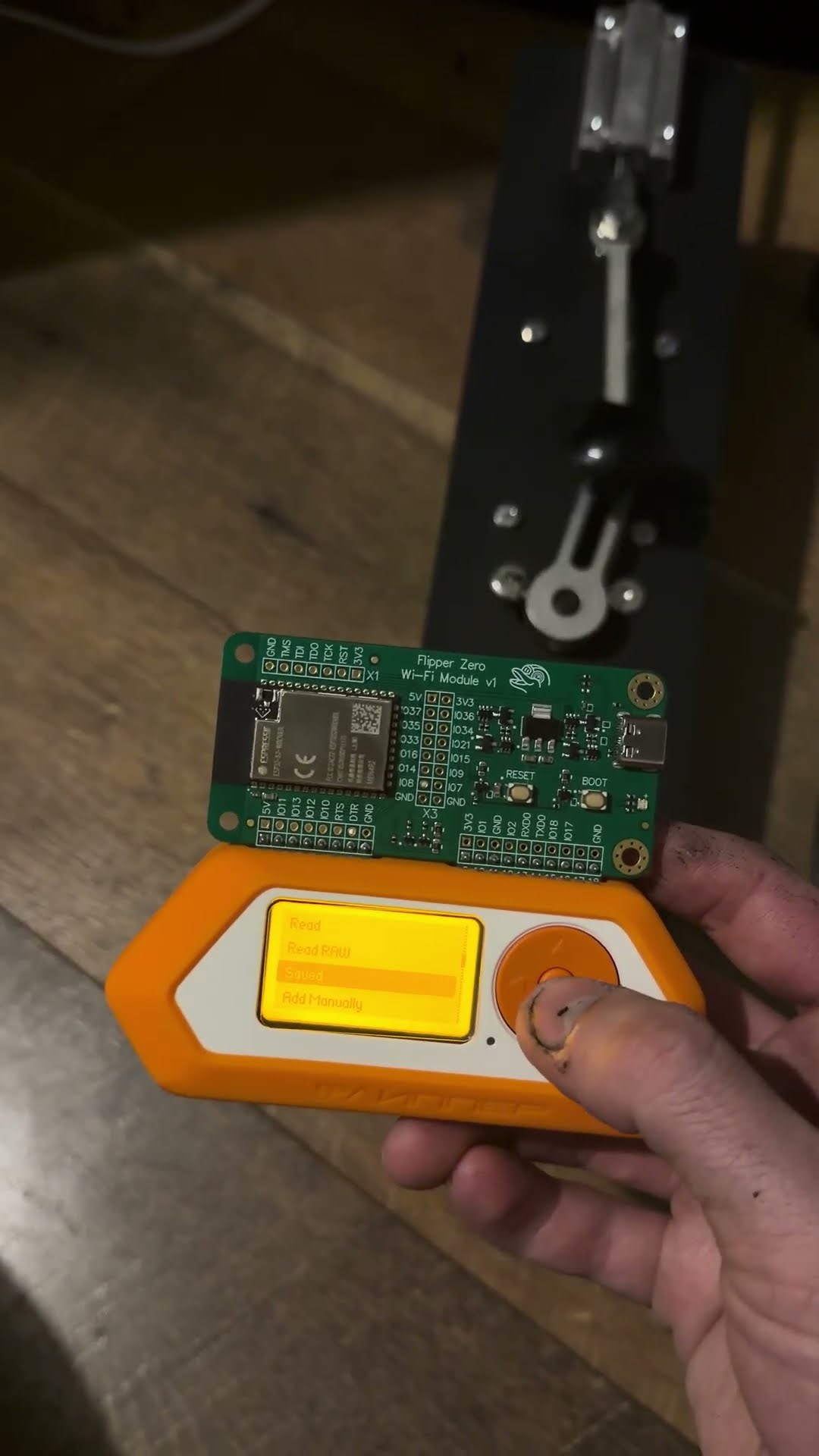 Flipper Zero sub-GHz signal capture demo